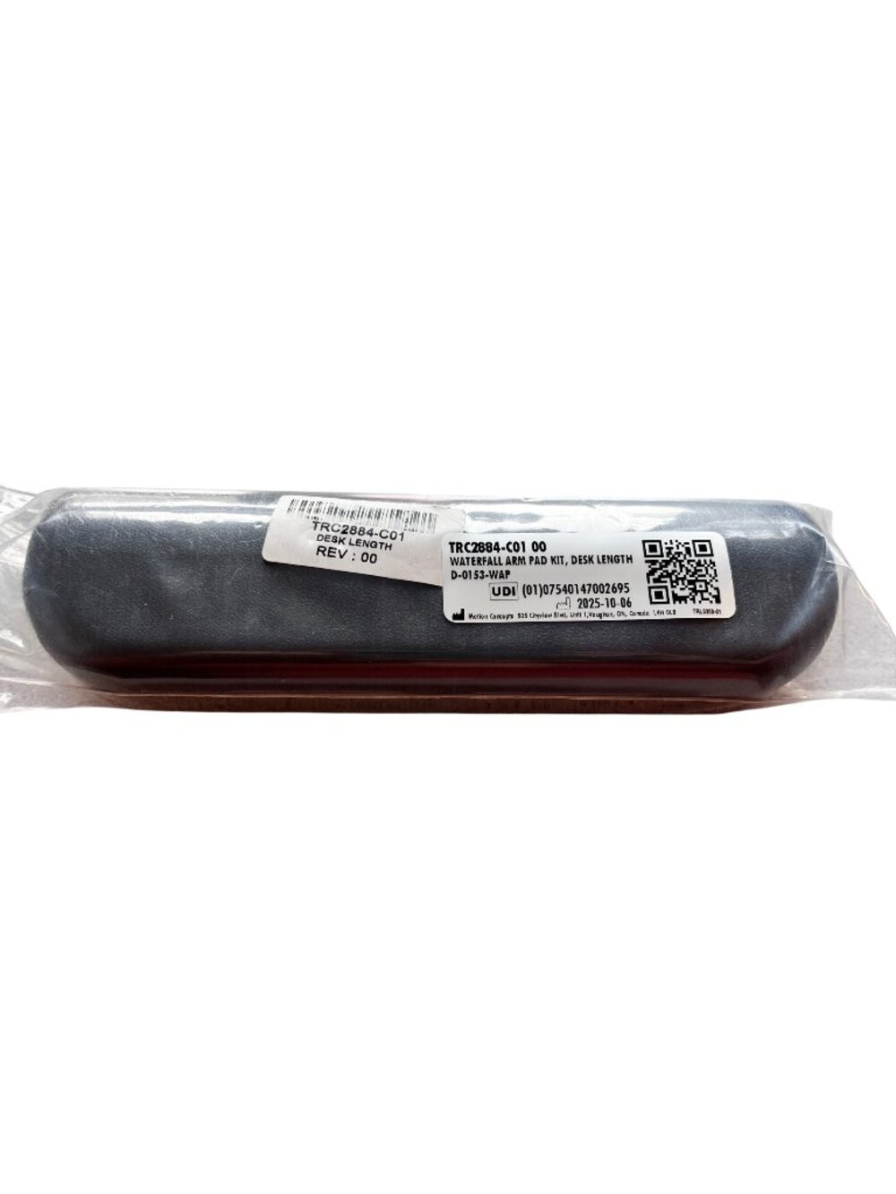 TRC2884-C01-00 Invacare 9" Desk Length Arm Pad Kit (1) Wheelchair Use